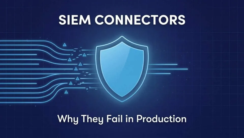 SIEM CONNECTORS Why They Fail in Production Common SIEM Connector Failures in Production