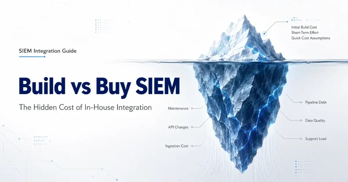How to Evaluate Build vs Buy SIEM Integration for Enterprise Scale