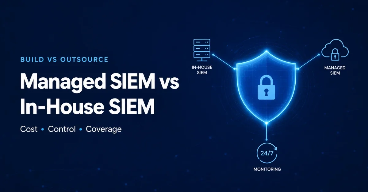 Managed SIEM vs In-House SIEM build versus outsource comparison